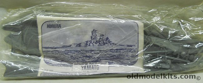 Aurora 1/600 Japanese Battleship Yamato - Bagged, 713 plastic model kit